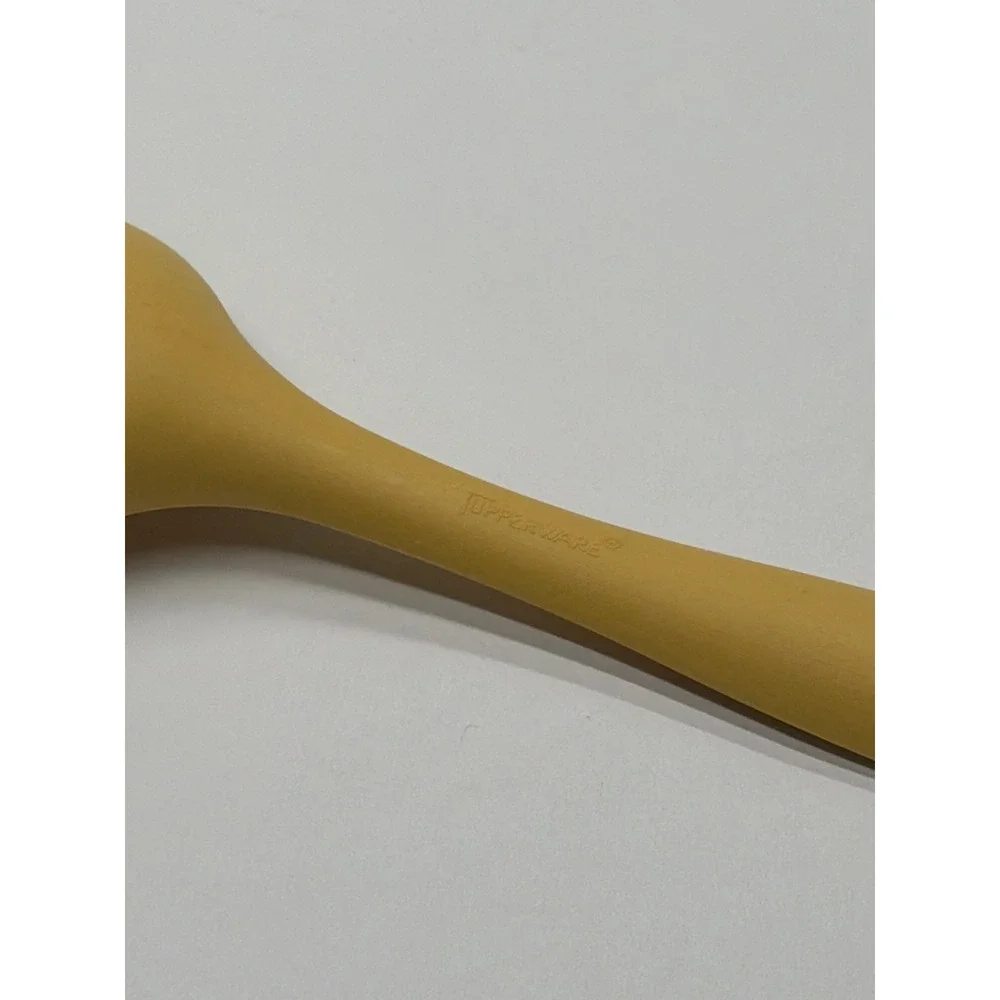 Vintage Tupperware‎ Mustard Yellow Spork Serving Utensil Harvest Gold Retro MCM